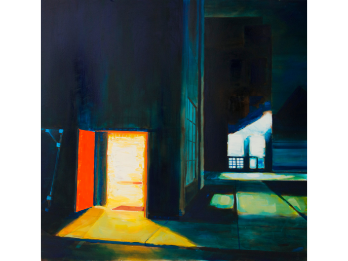 “Nightwalk V” – Oil on canvas, 175 x 180 cm, 2013