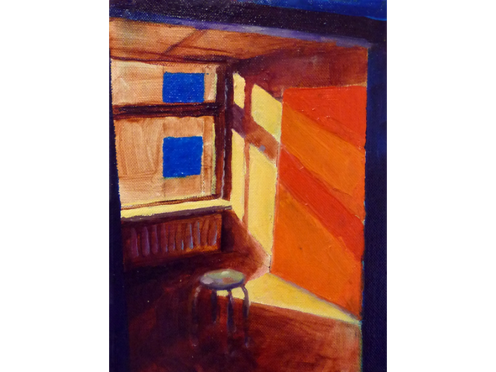 “Polaroid III” – Oil on canvas, 24 x 18 cm, 2014