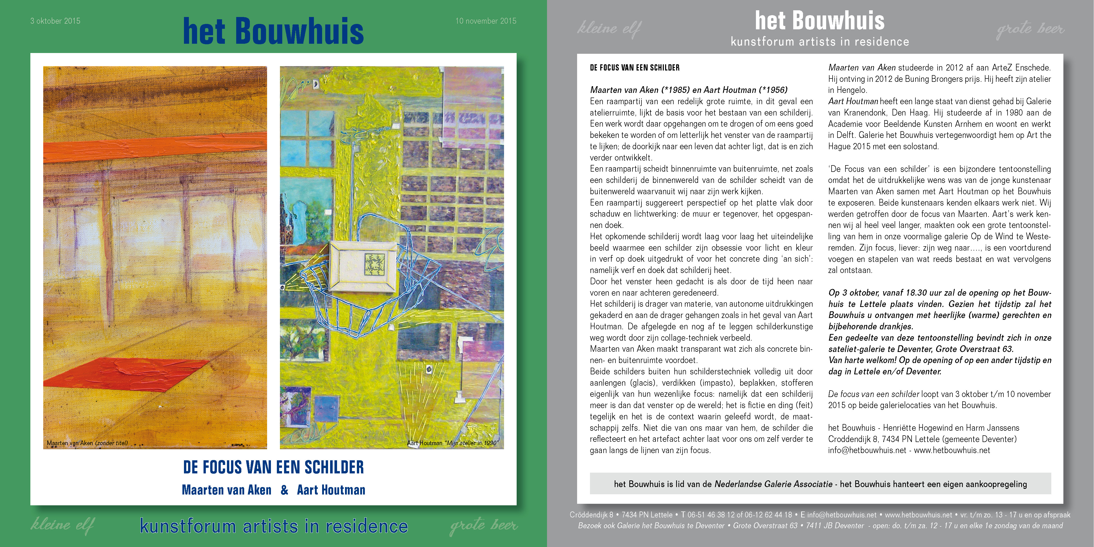 uitnodiging 7e tent.stelling Focus v.e. Schilder-facebookbestand